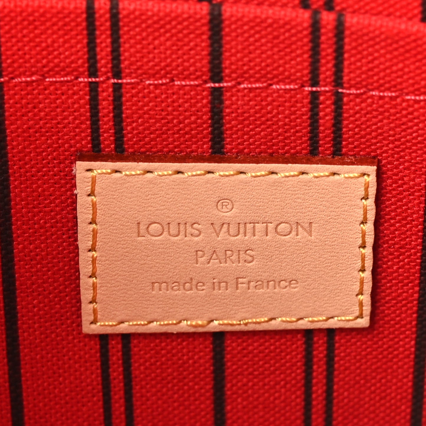Monogram Neverfull MM GM Pochette Cherry