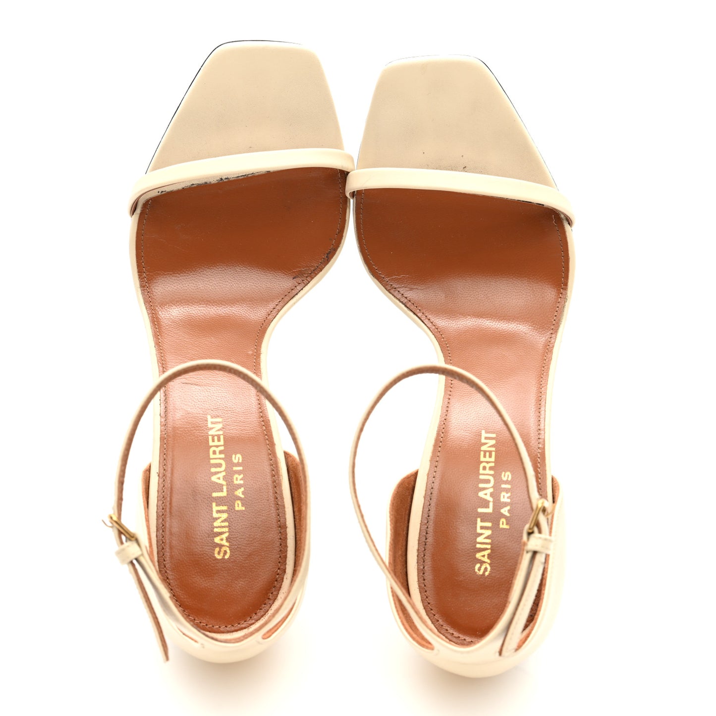 Calfskin 110 Opyum Sandals 38.5 Real Beige