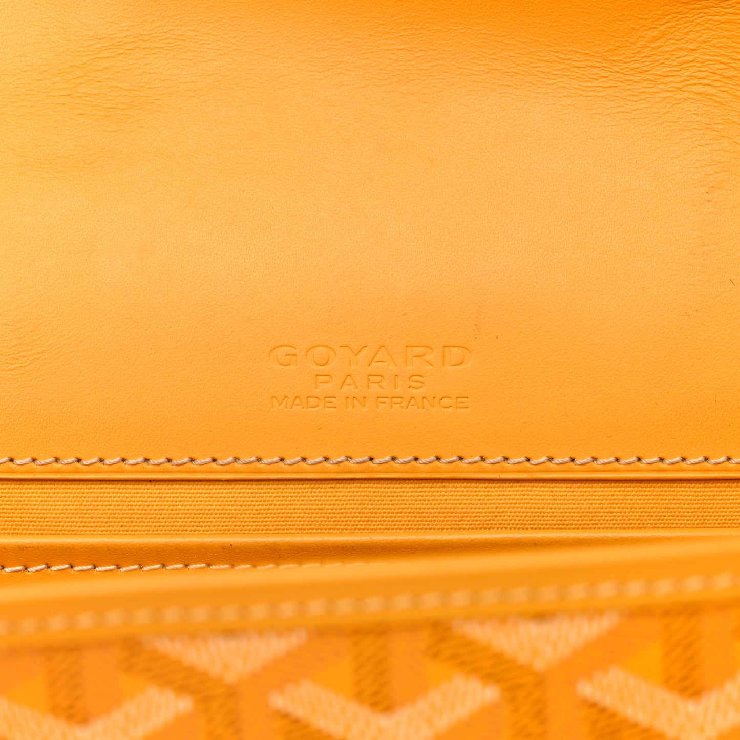 Goyardine Belvedere II MM Messenger Bag Yellow