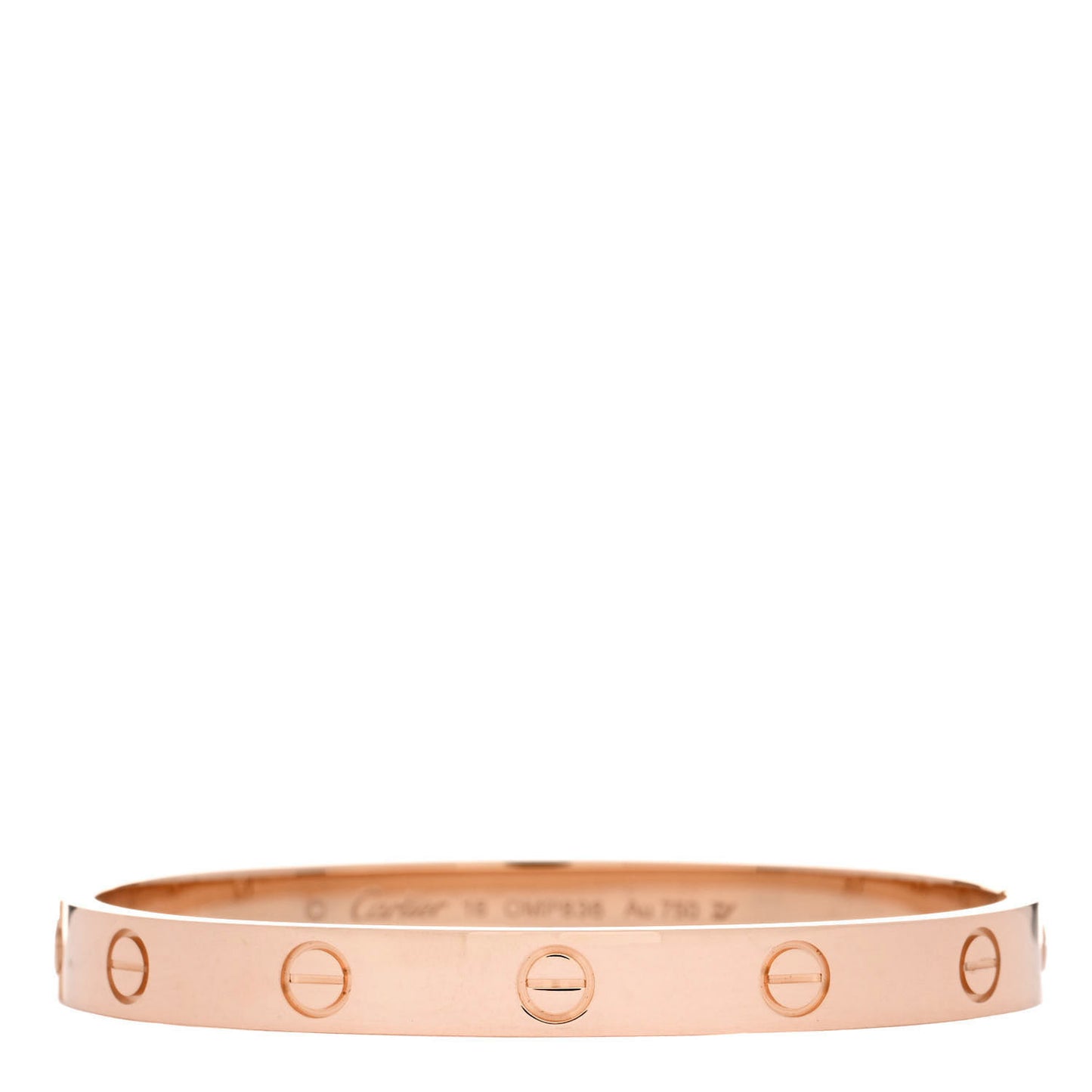 18K Pink Gold LOVE Bracelet 16
