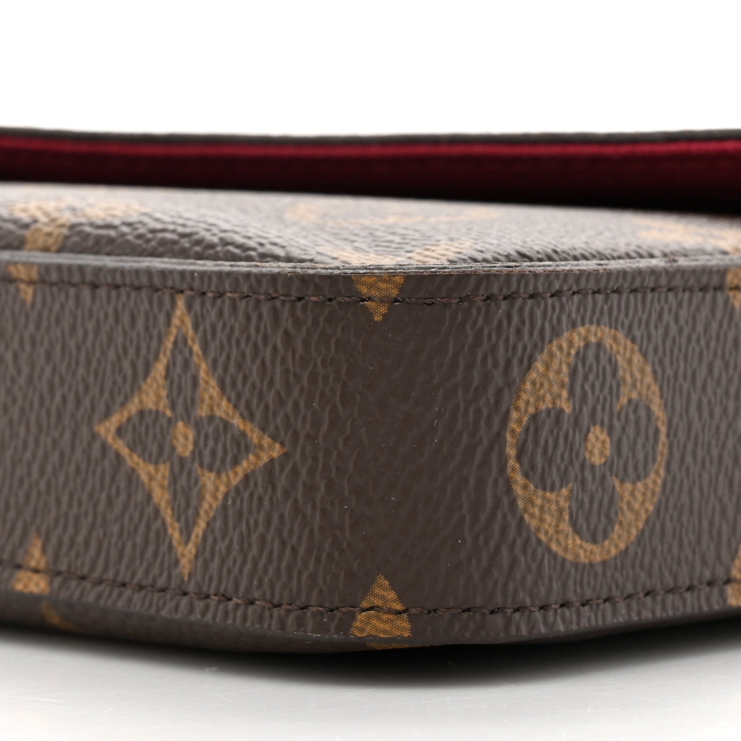 Louis Vuitton Monogram Pochette Felicie Chain Wallet Fuchsia 11 of 14