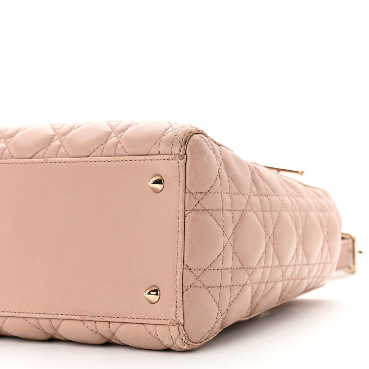 Lambskin Cannage Medium Lady Dior Light Pink