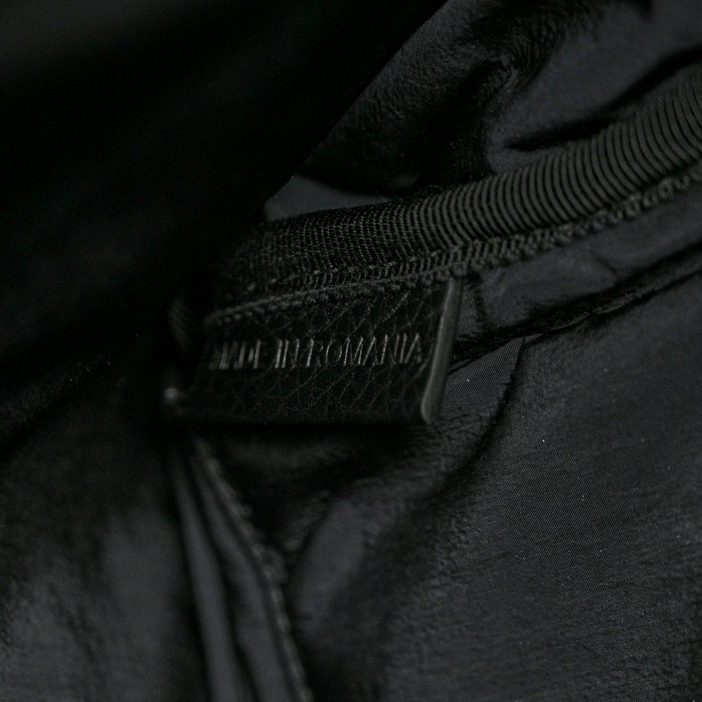 Nylon Jacquard Check Backpack Black