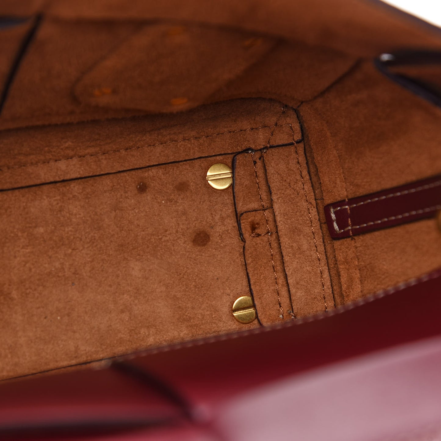 Calfskin Mini Maxi Intrecciato Arco Burgundy