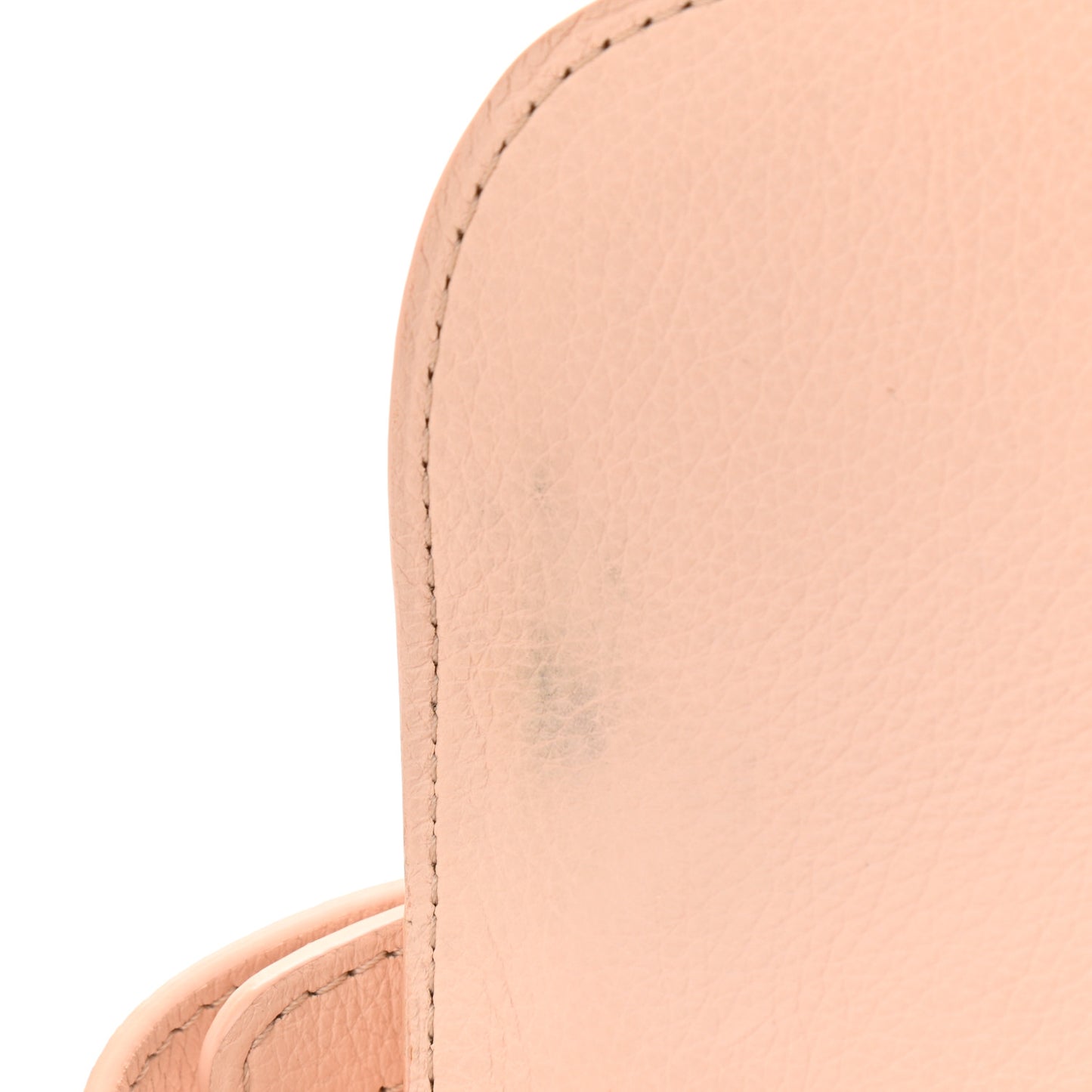 Grained Calfskin Mini Brillant Satchel Light Pink
