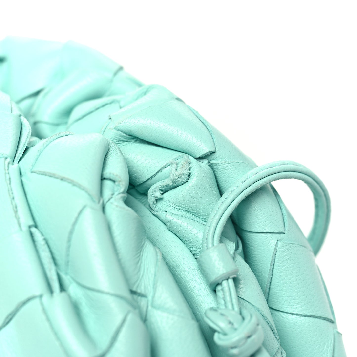 Nappa Intrecciato The Mini Pouch Celadon