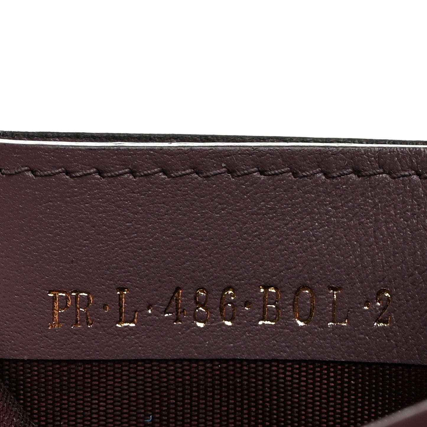 Vitello Rockstud Card Holder Dark Mauve