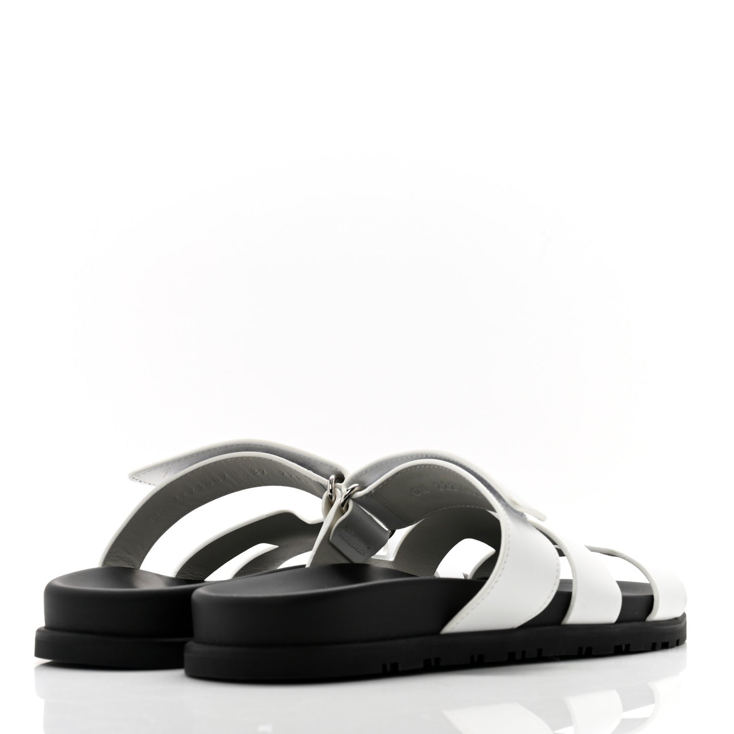 Calfskin Womens Chypre Sandals 37 White