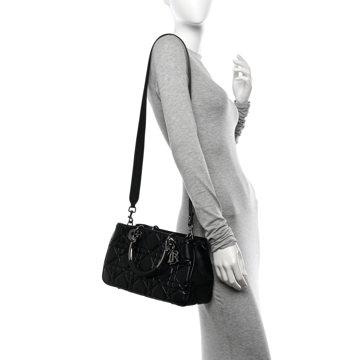 Lambskin Cannage The Lady 95.22 Black