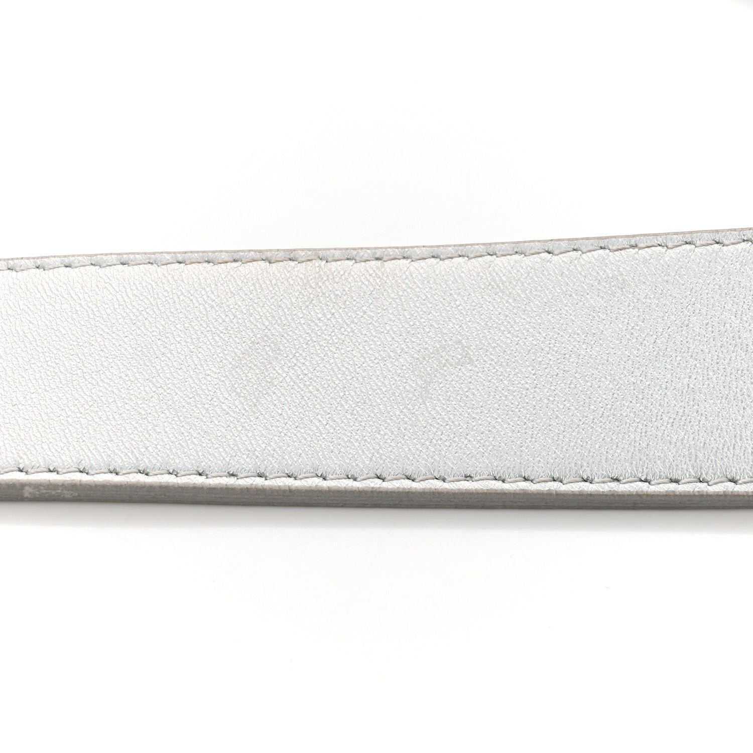 Christian Dior Iridescent Metallic Lambskin Cannage Small My ABCDior Lady Dior Silver 13 of 14