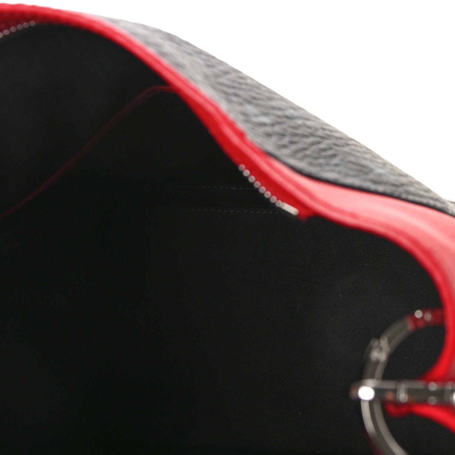 MCM Visetos Medium Klara Hobo Red Black 5 of 8