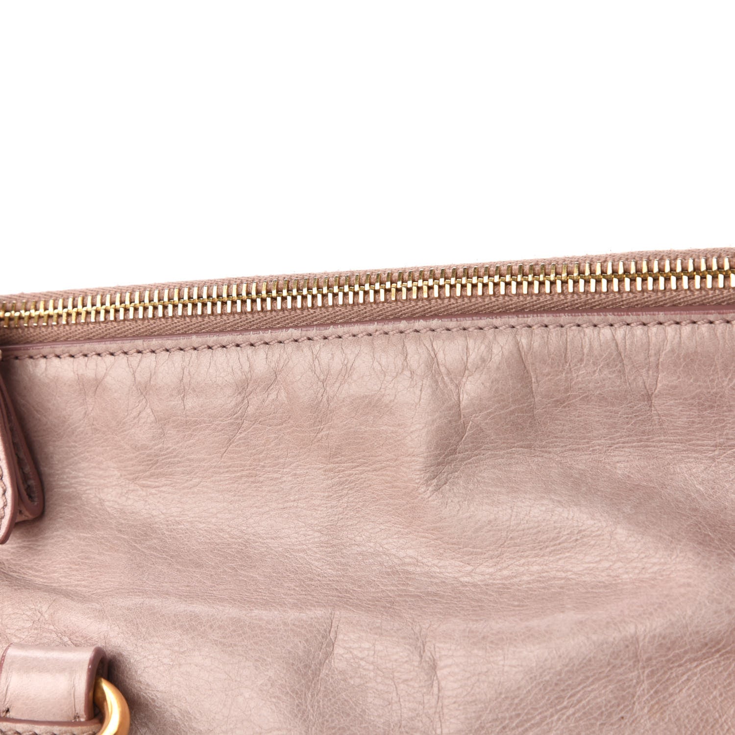 Miu Miu Vitello Lux Mini Bow Bag Mughetto 10 of 11