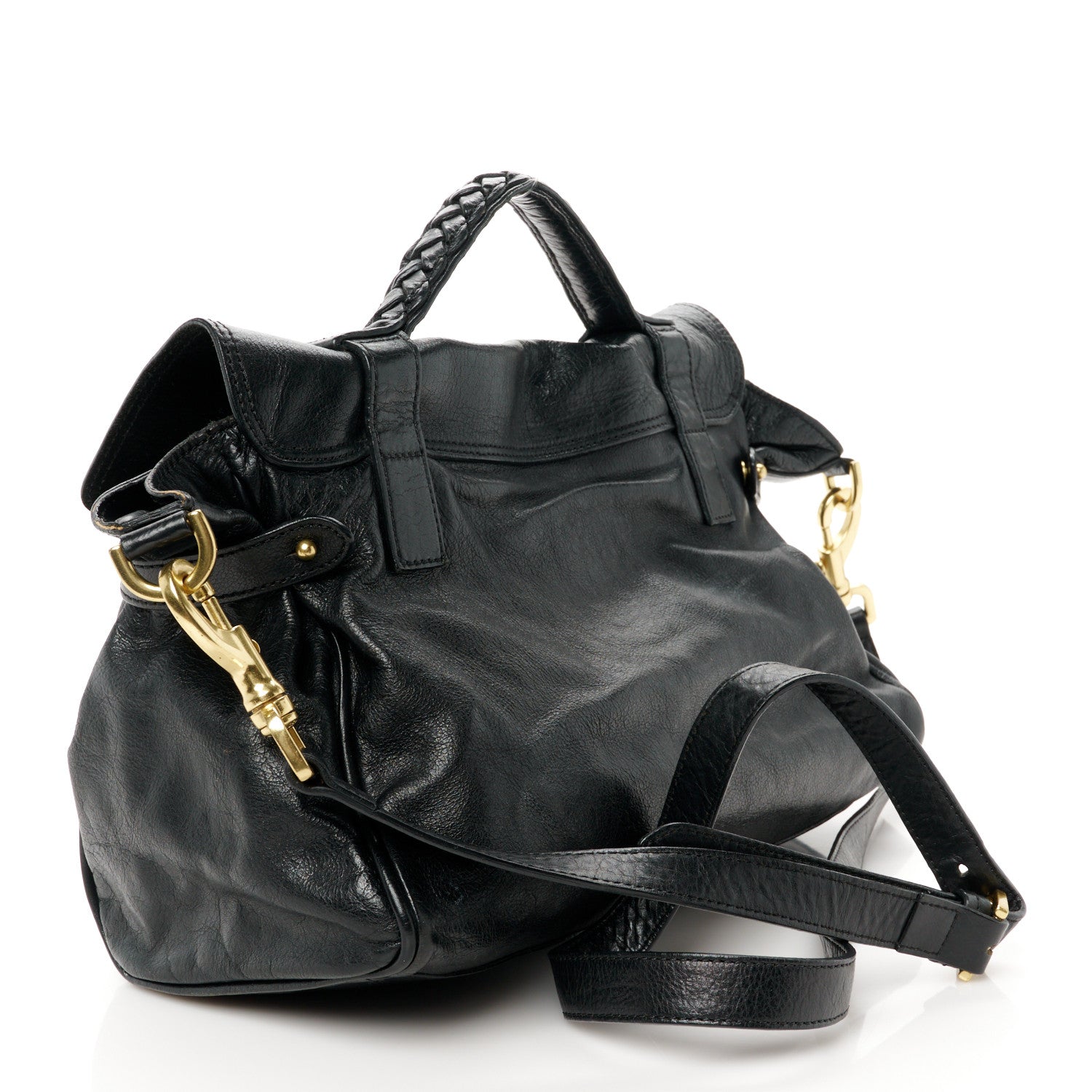 Mulberry Polished Buffalo Medium Alexa Black 3 of 12