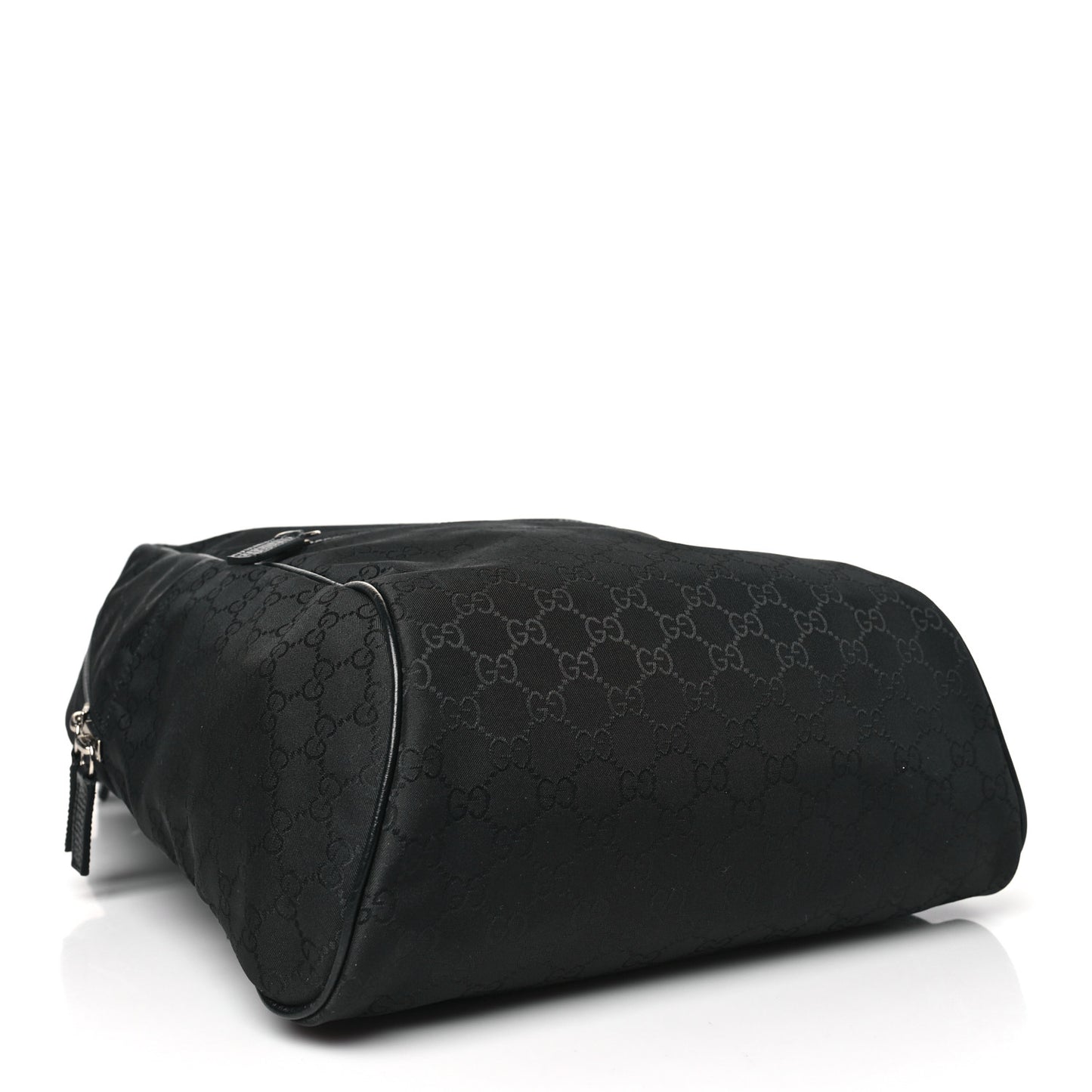 Nylon Monogram Slim Backpack Black