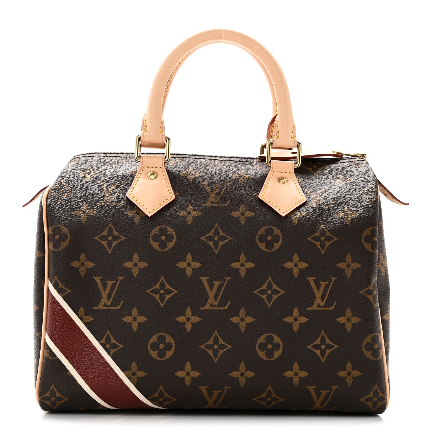 Louis Vuitton Monogram My LV Heritage Speedy 25 Burgundy Ivory