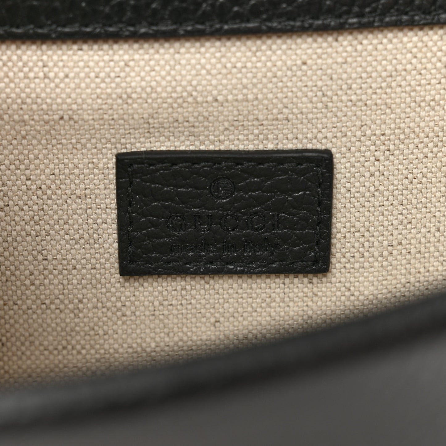 Calfskin Mini Dionysus Shoulder Bag Black