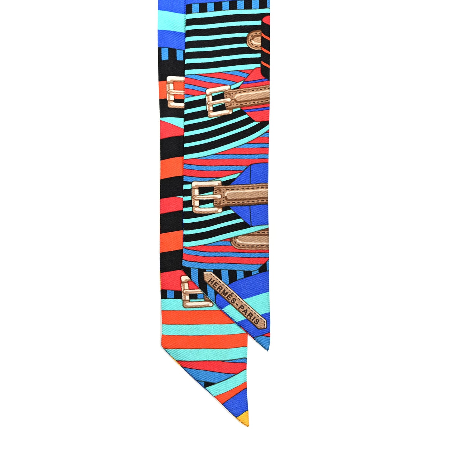Silk Sangles En Zigzag Twilly