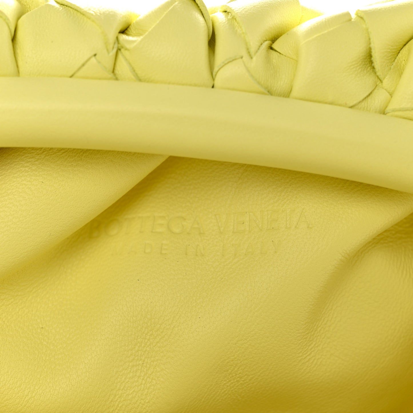 Nappa Intrecciato Teen Pouch Corn