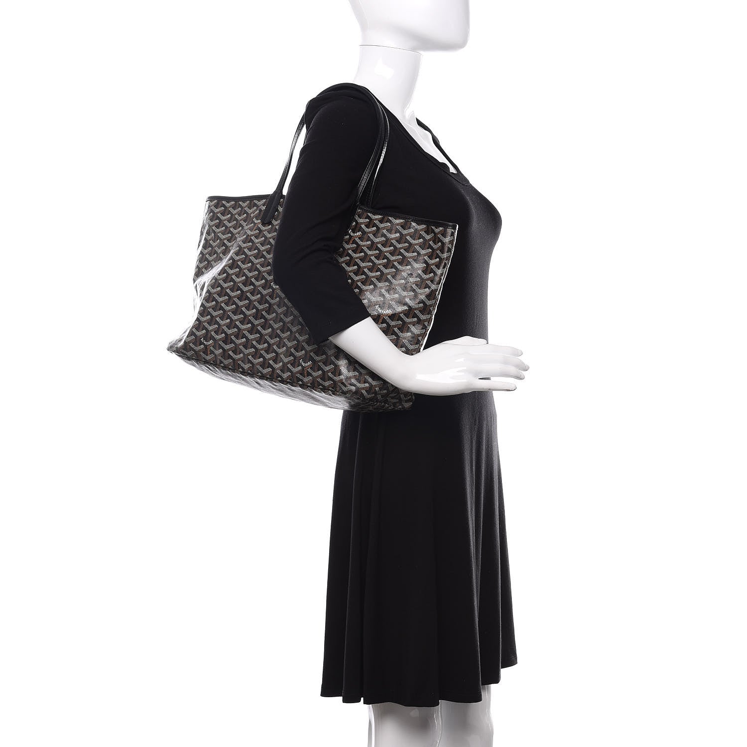 Goyard Goyardine Saint Louis PM Black 2 of 9