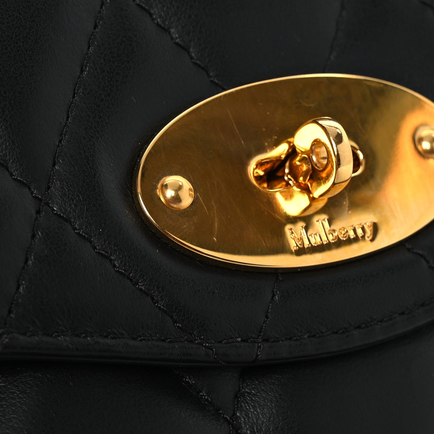 Smooth Calfskin Quilted Small Darley Shoulder Bag Black
