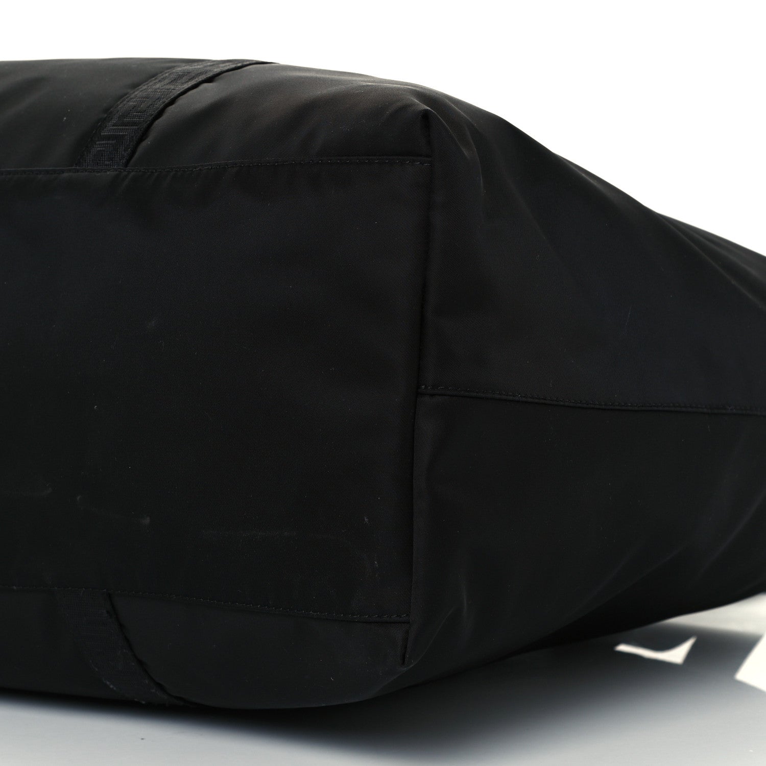 Versace Nylon La Greca Logo Tote Black 11 of 11