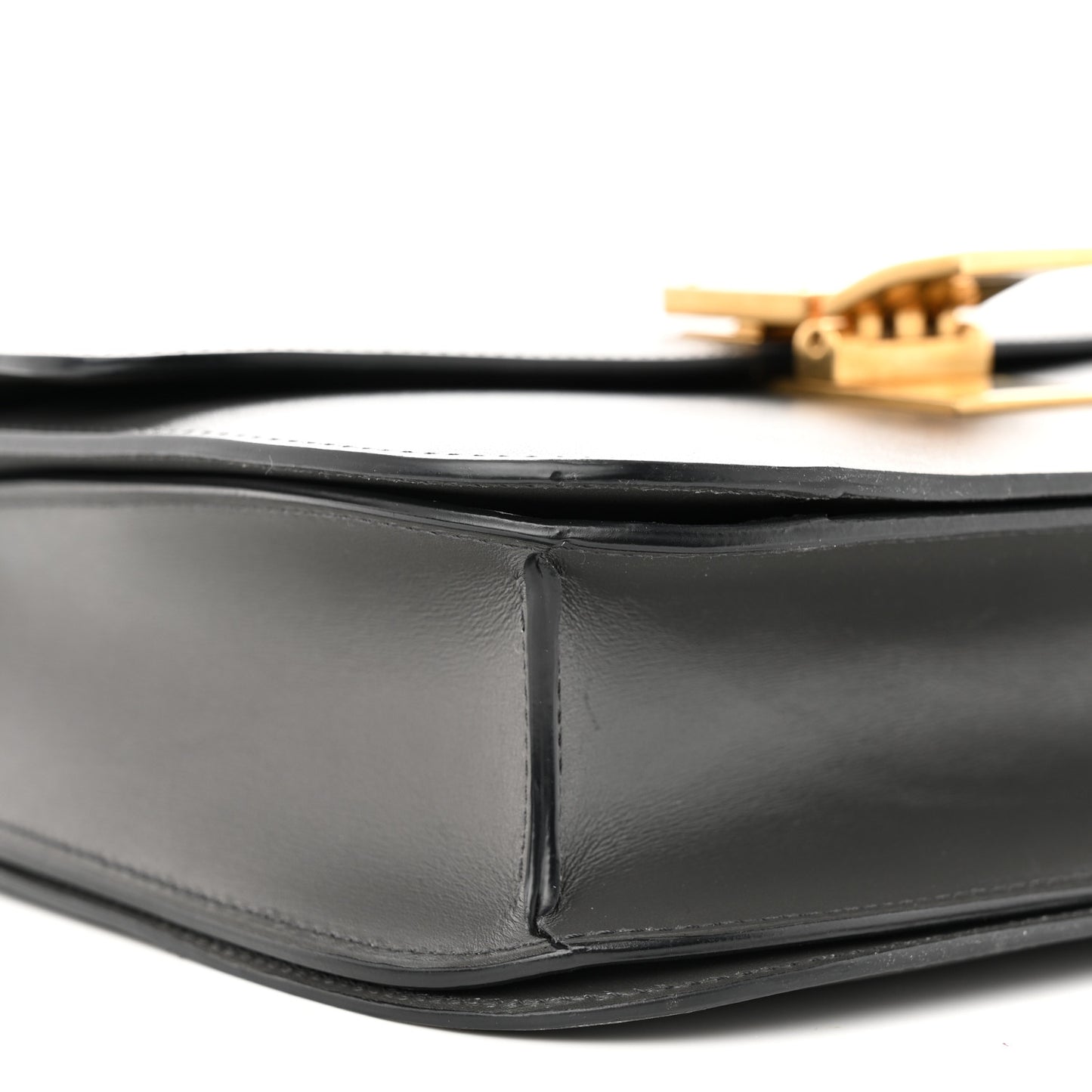 Box Calfskin Medium Classic Box Flap Bag Zinc