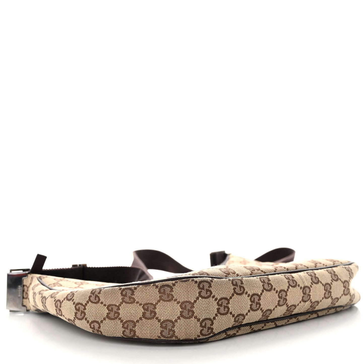 Monogram Medium Half Moon Hobo Dark Brown