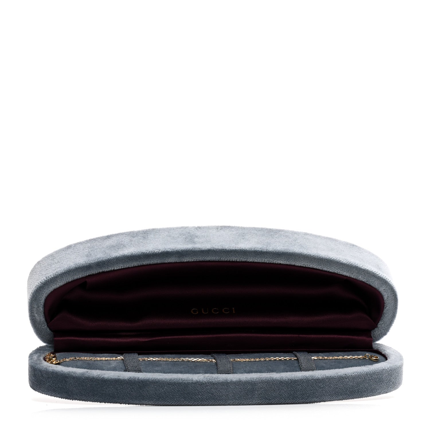 Gucci 18K Yellow Gold Running GG Pendant Necklace 5 of 5