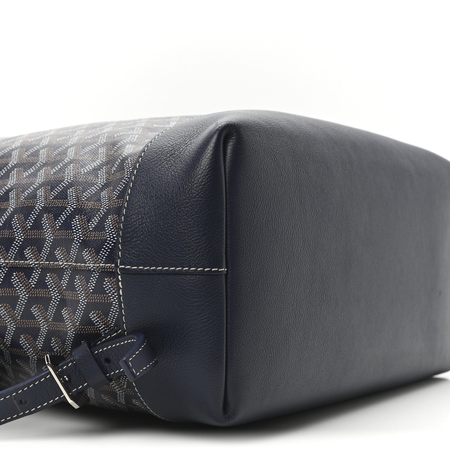 Goyardine Calfskin Cisalpin Backpack Navy