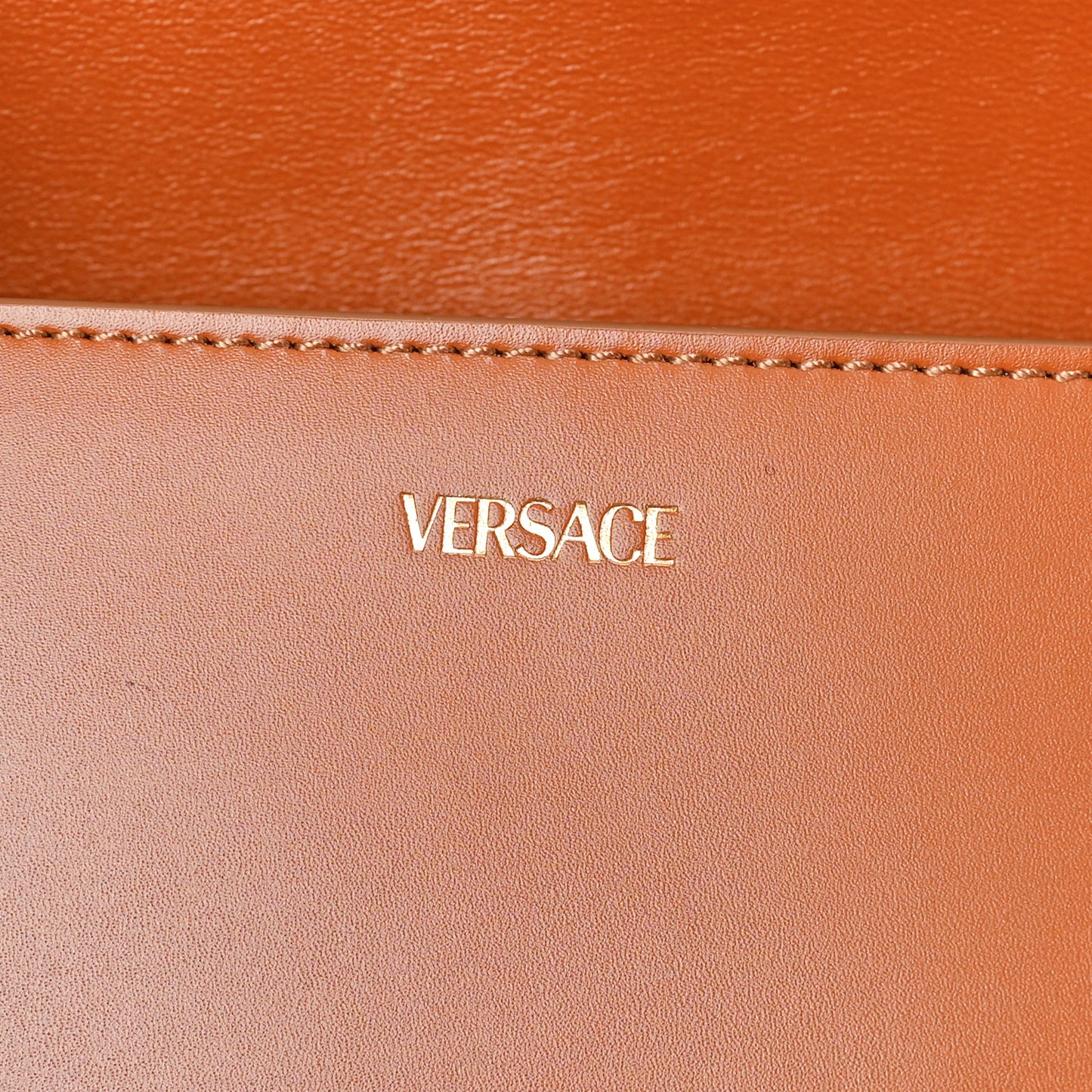 Calfskin Medium Greca Goddess Shoulder Bag Caramel