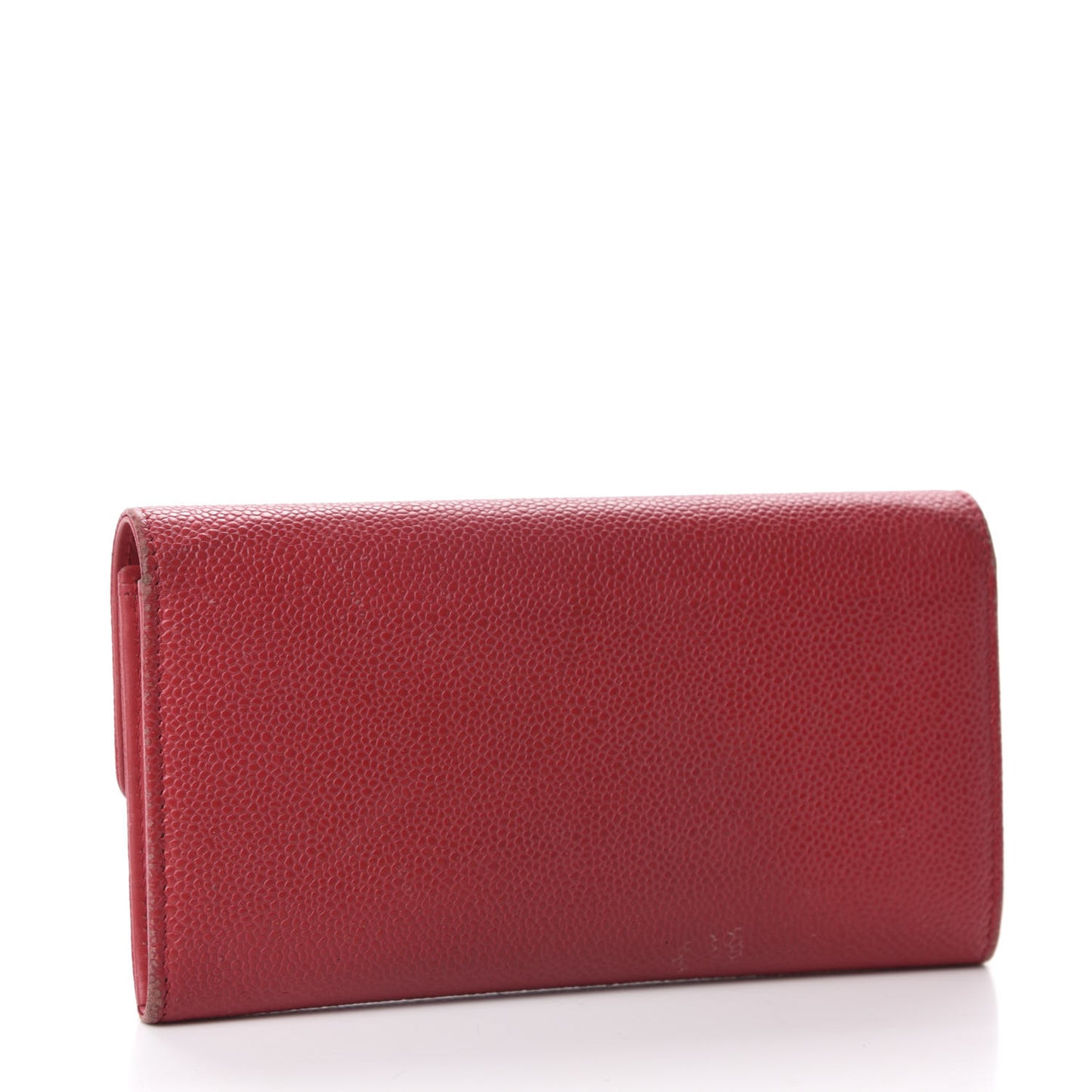 Caviar Timeless CC Large Flap Wallet Red