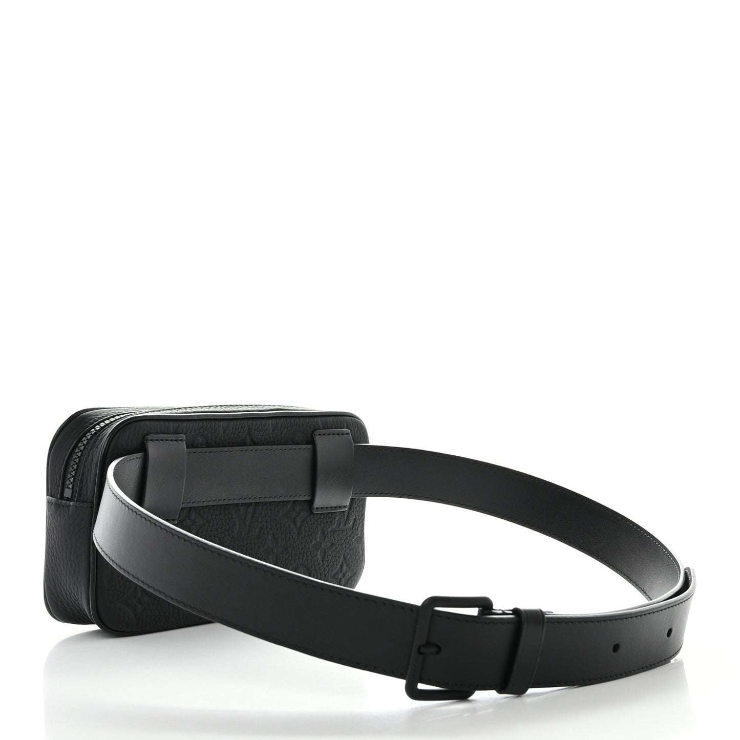 Taurillon Monogram Uniformes Solar Ray Soft Pochette Volga Belt Bag Black