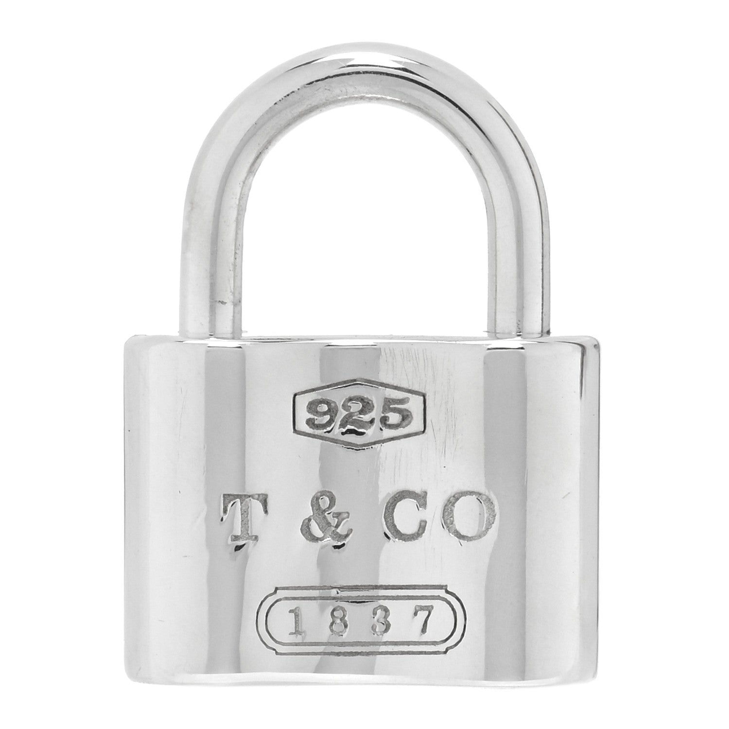 Tiffany Sterling Silver 1837 Lock Charm 1 of 4