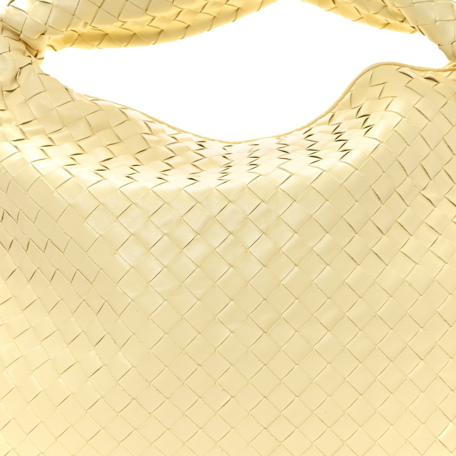 Bottega Veneta Calfskin Intrecciato Large Hop Camomile 8 of 10