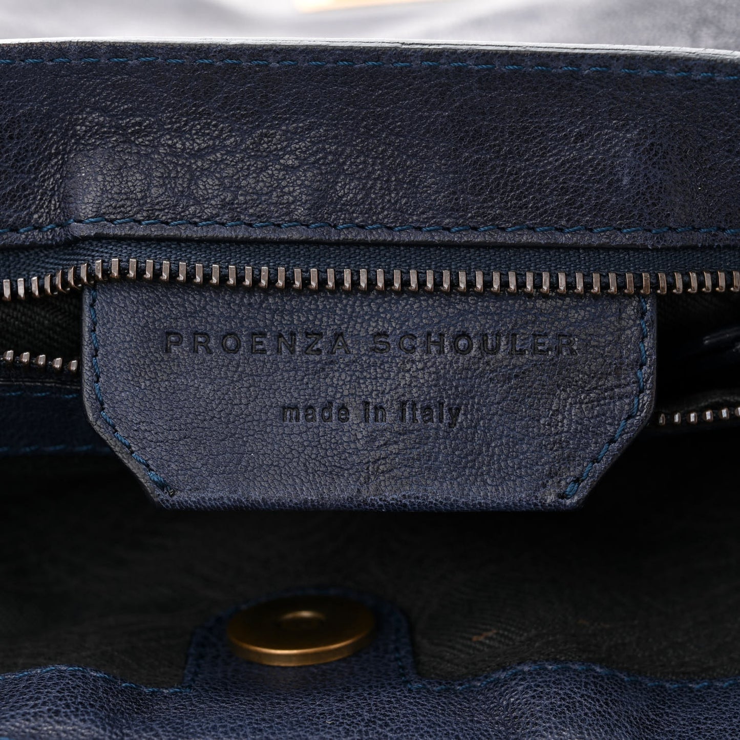 PROENZA SCHOULER Lambskin Medium PS1 Satchel Midnight