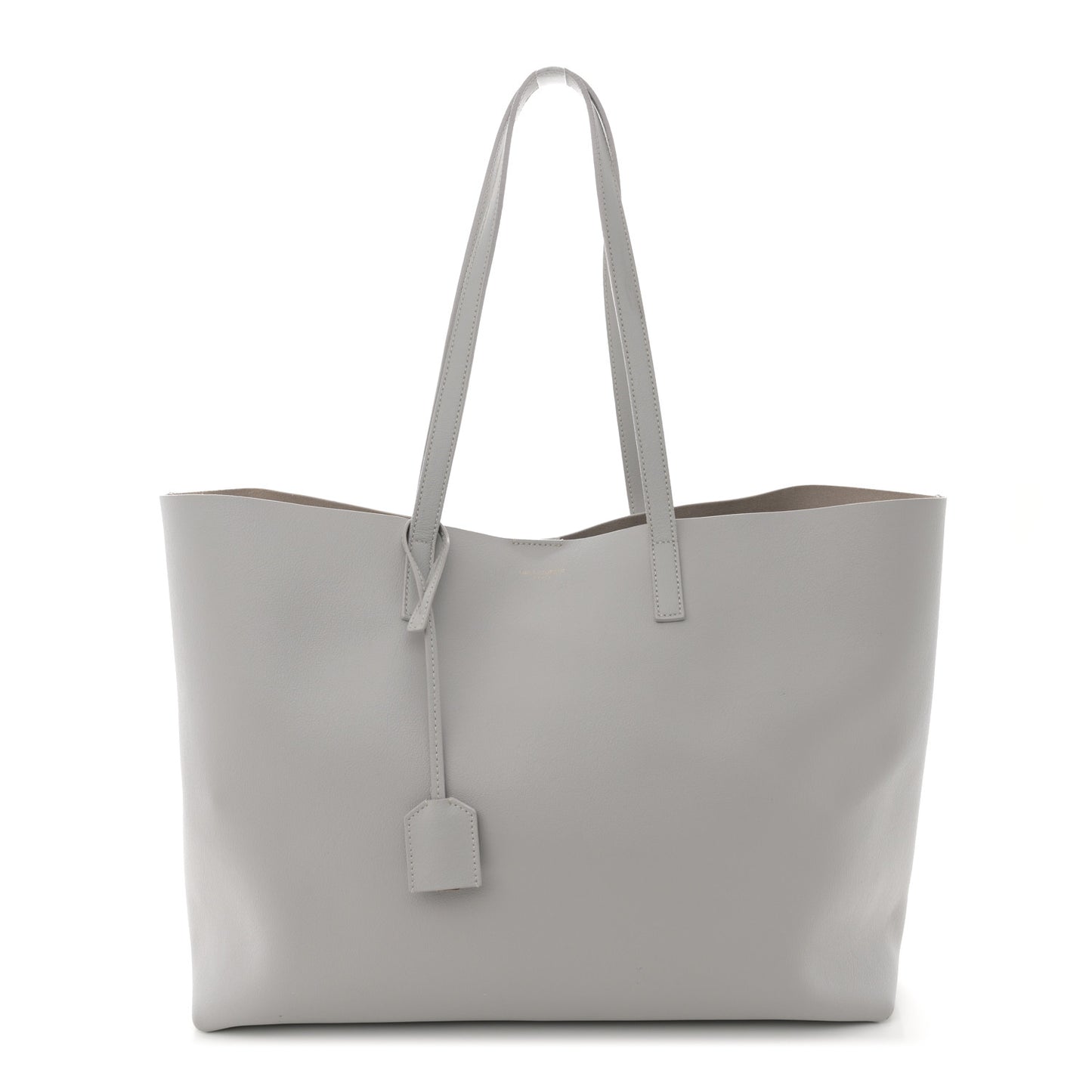 Calfskin Large Shopping Tote Granite