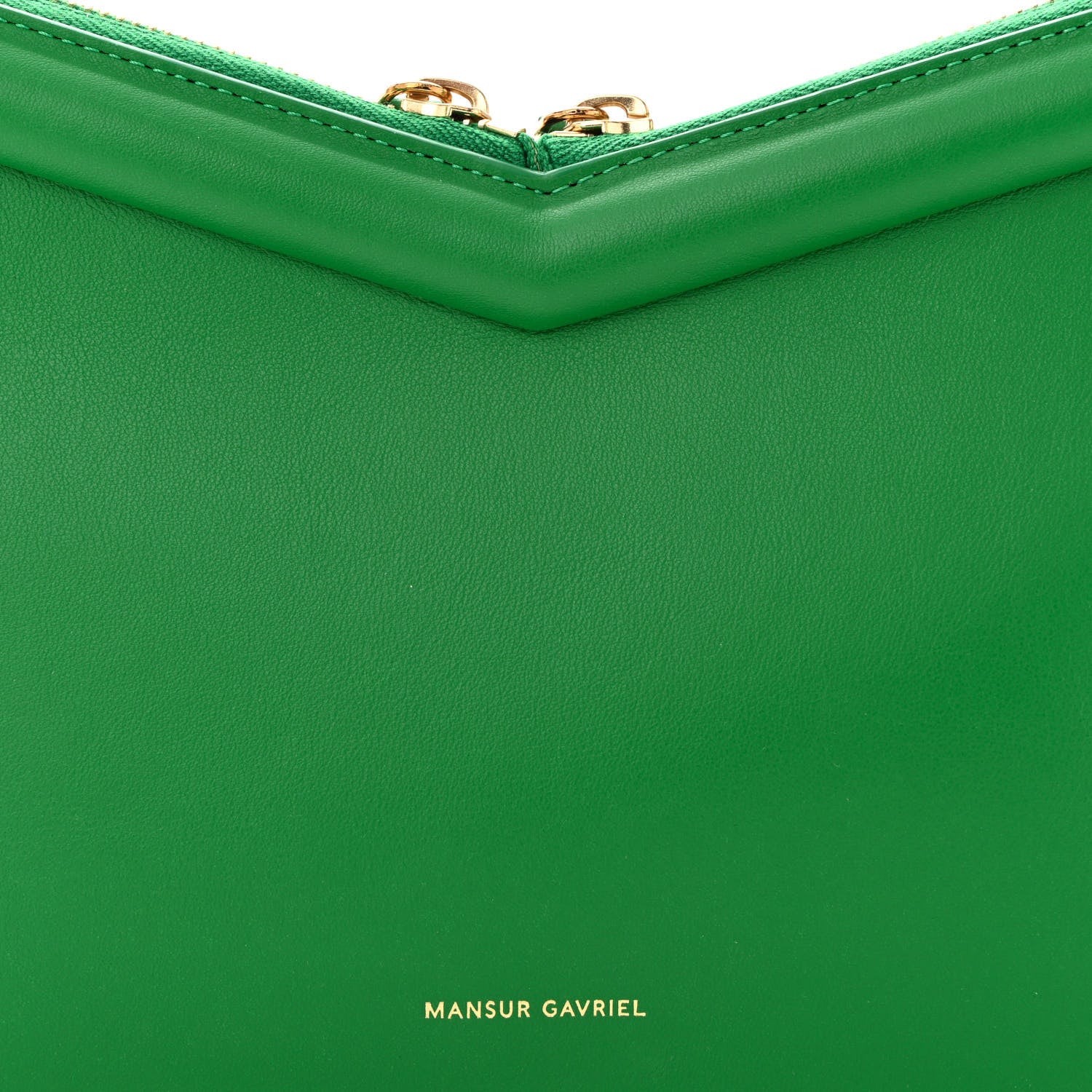 Mansur Gavriel Smooth Calfskin Mini M Frame Bag Grass 7 of 9