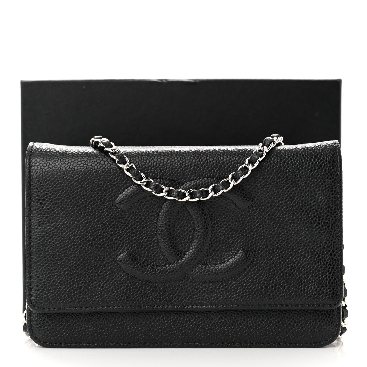 Caviar Timeless CC Wallet on Chain WOC Black