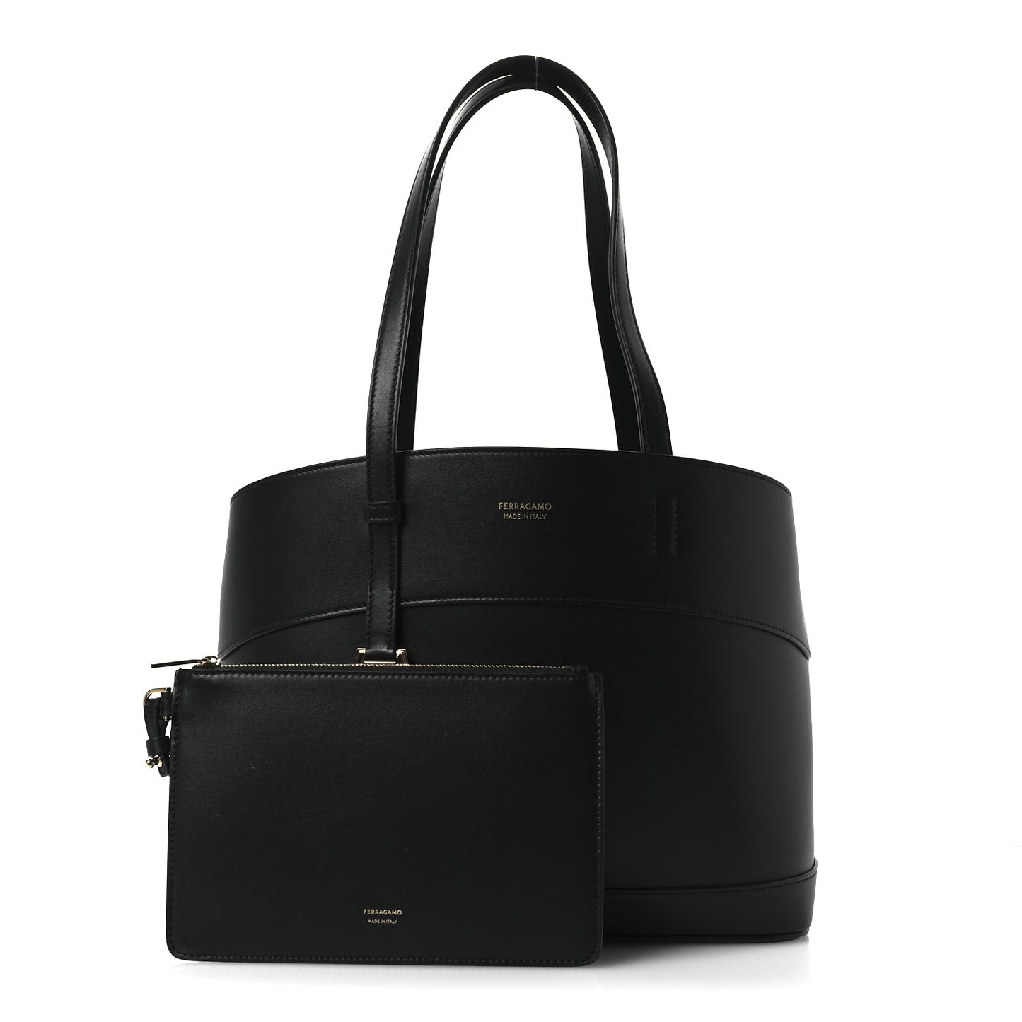 Calfskin Charming Tote Black