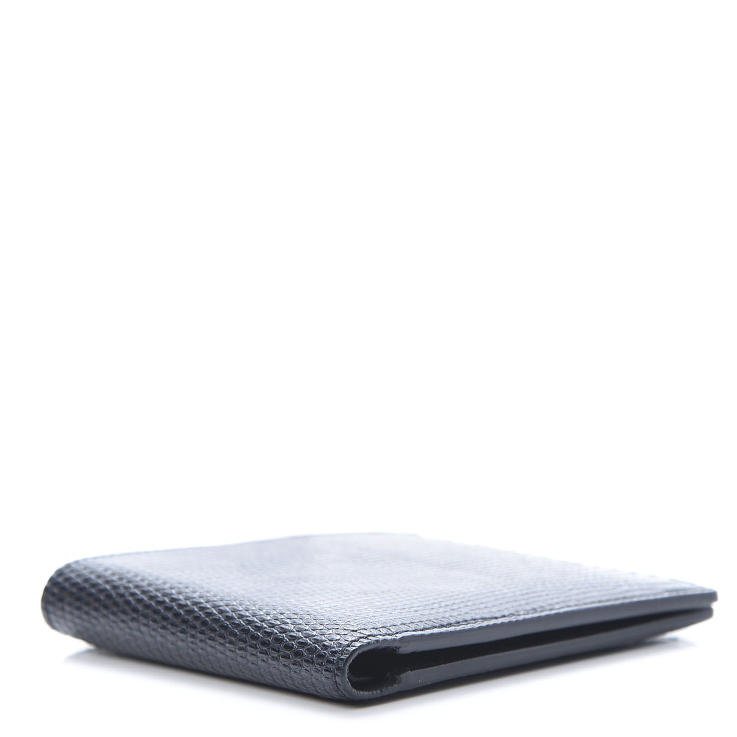 Lizard Bi-Fold Wallet Navy Blue