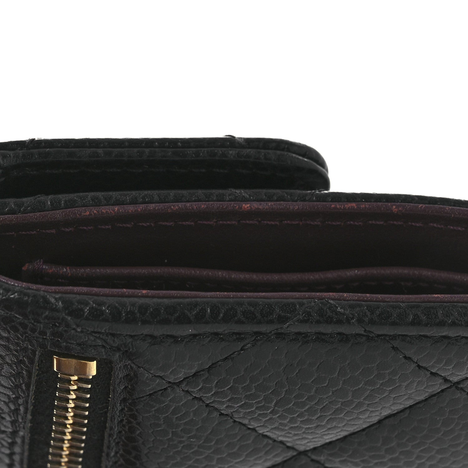 Chanel Caviar Quilted Compact Flap Wallet Black 13 of 13