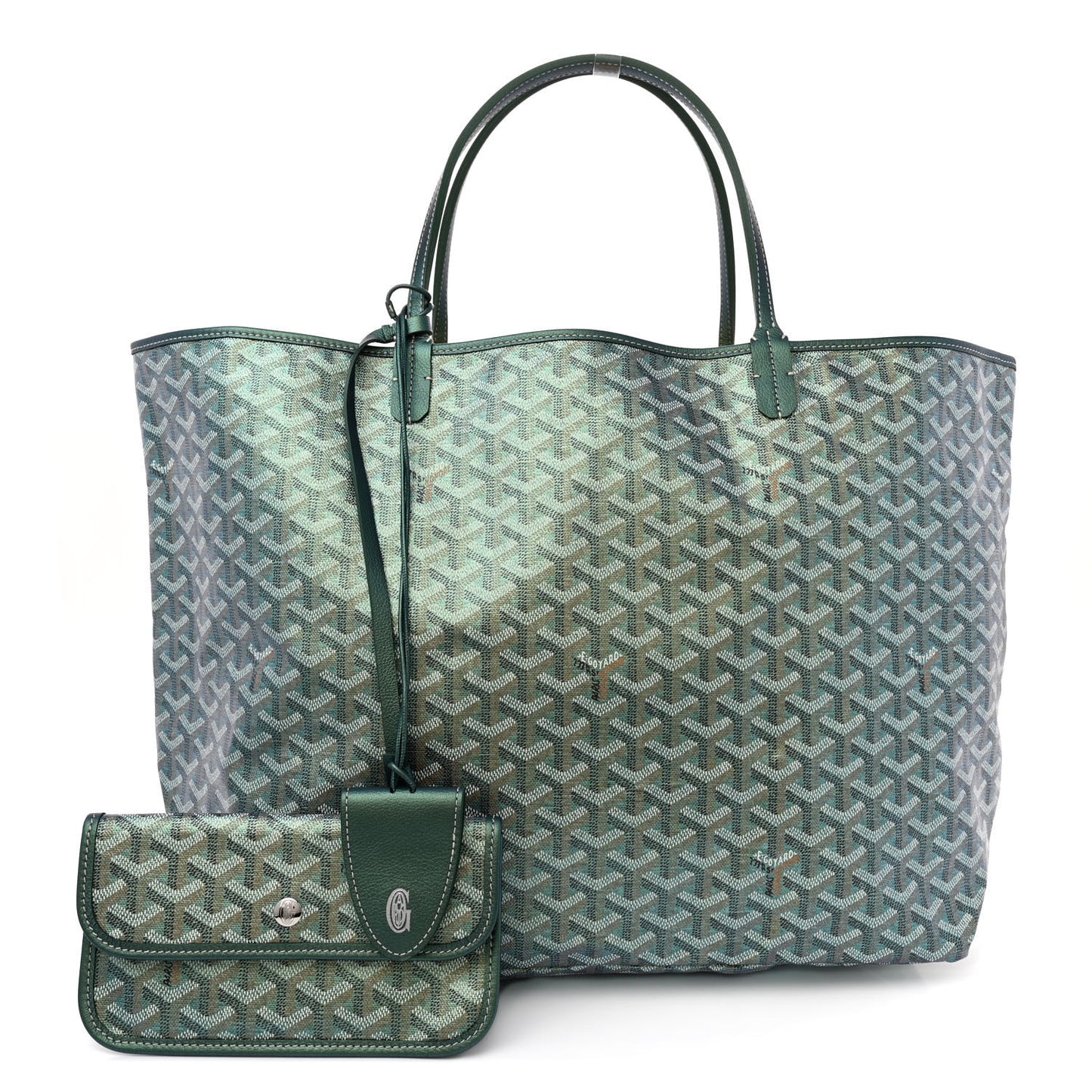 Iridescent Goyardine Saint Louis GM Pearly Green