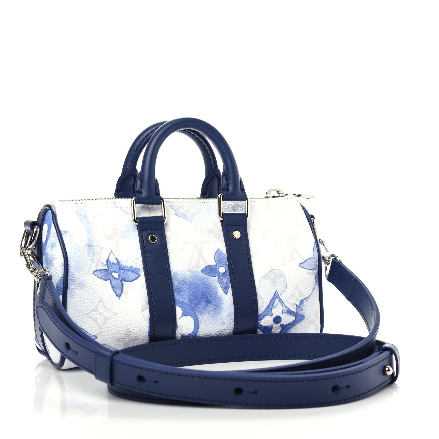 Louis Vuitton Monogram Watercolor Keepall XS Blue 3 of 10