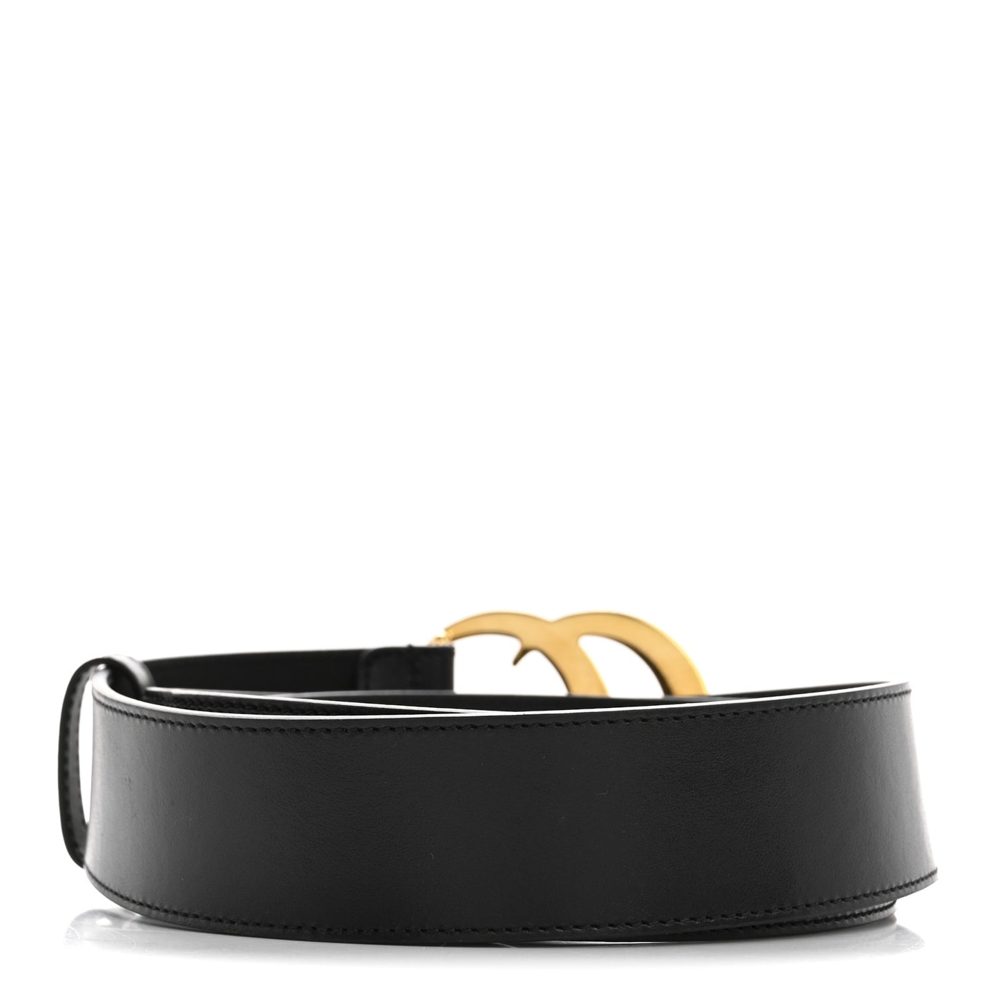 Textured Calfskin Double G 40mm Belt 100 40 Black