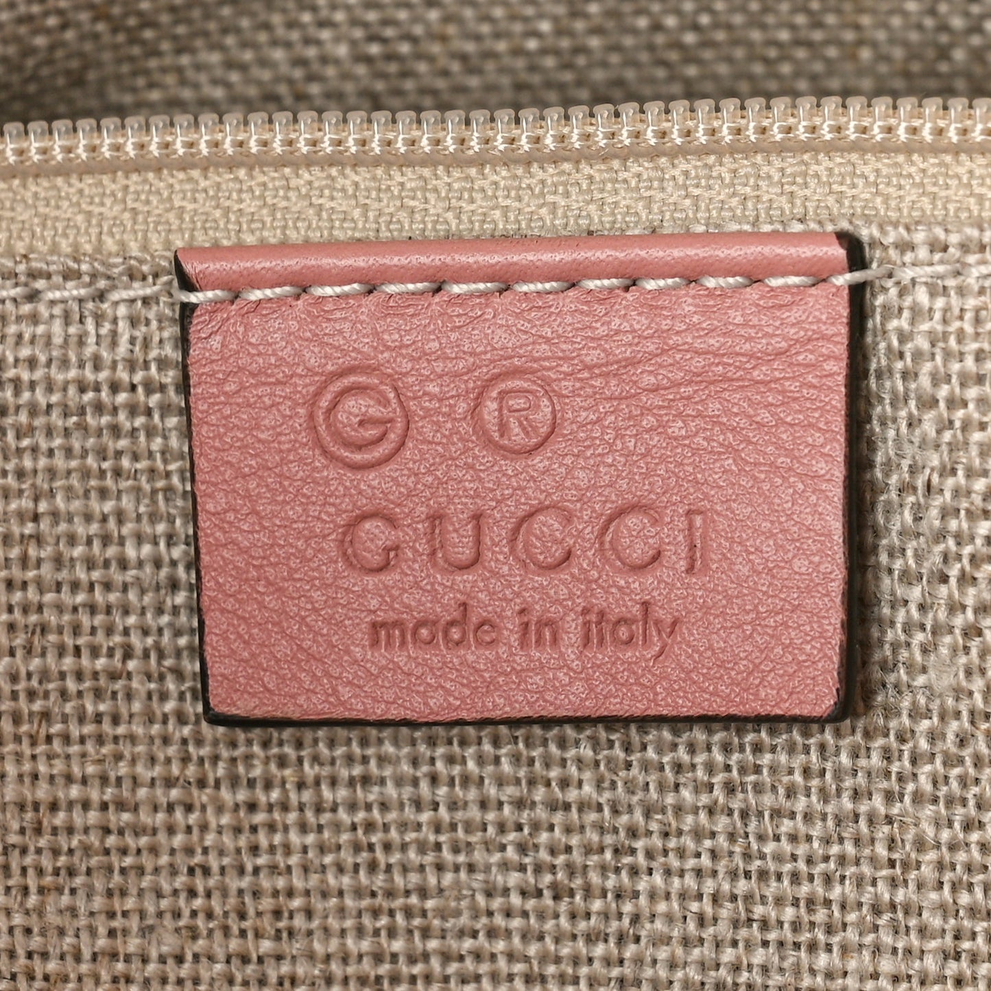 Soft Microguccissima Medium Zippered Satchel Soft Pink