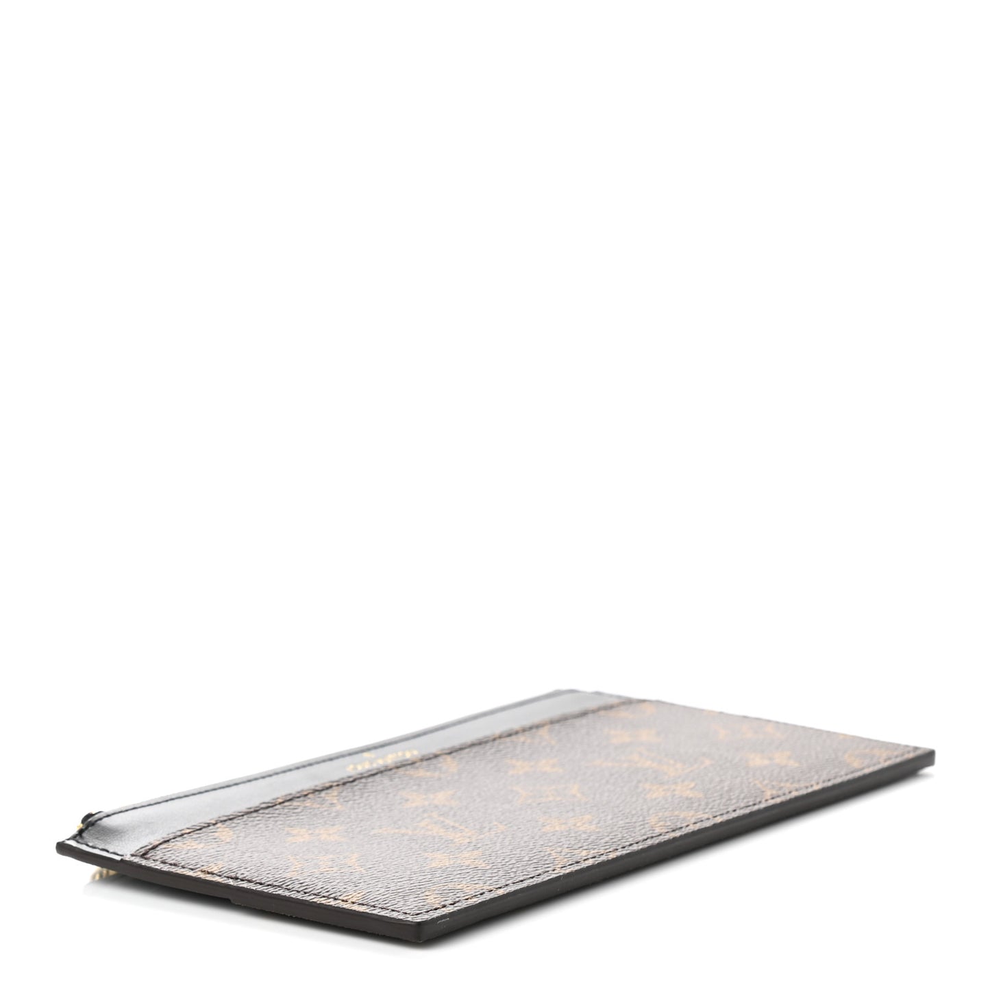 Monogram Slim Purse Black