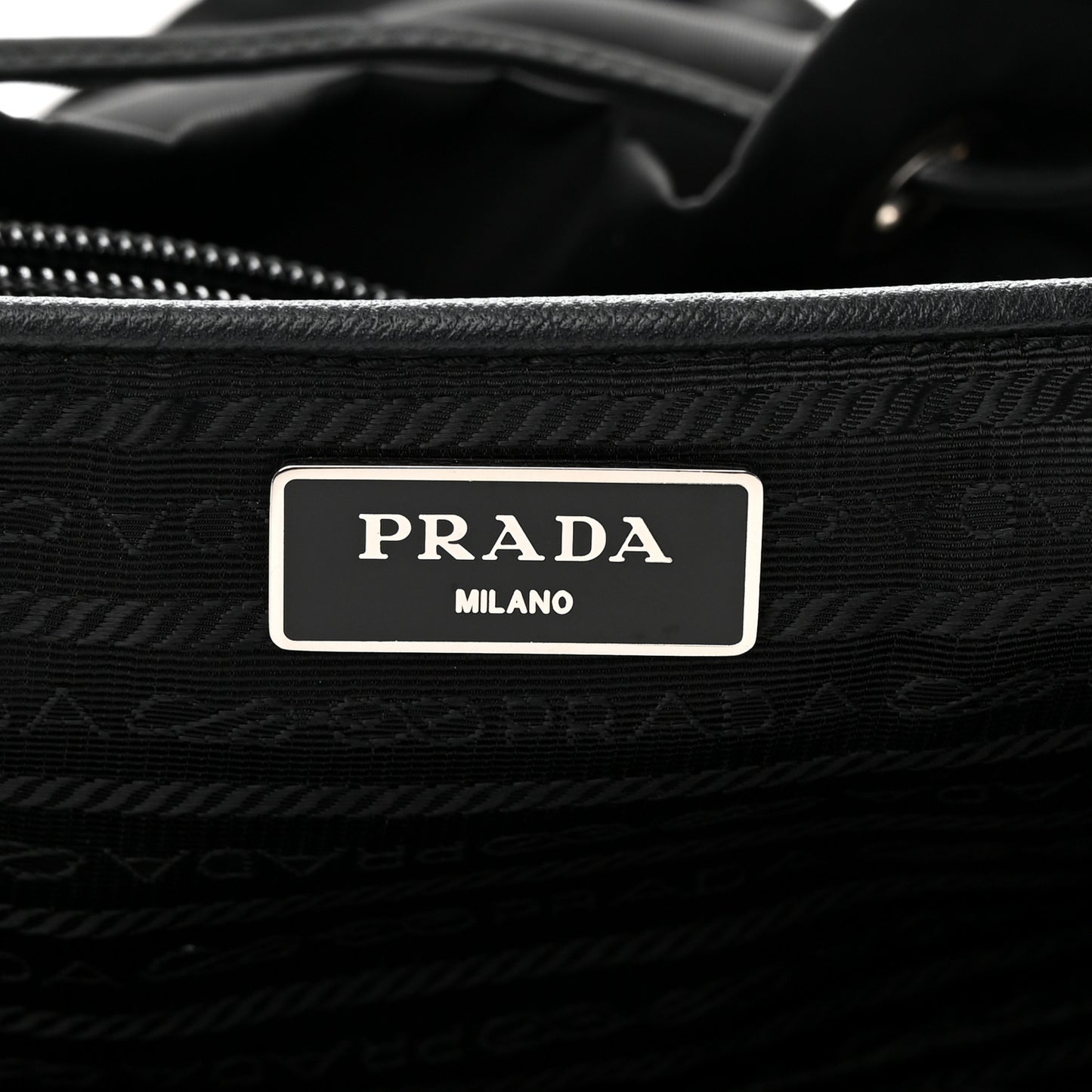 Nylon Vela Large Backpack Black