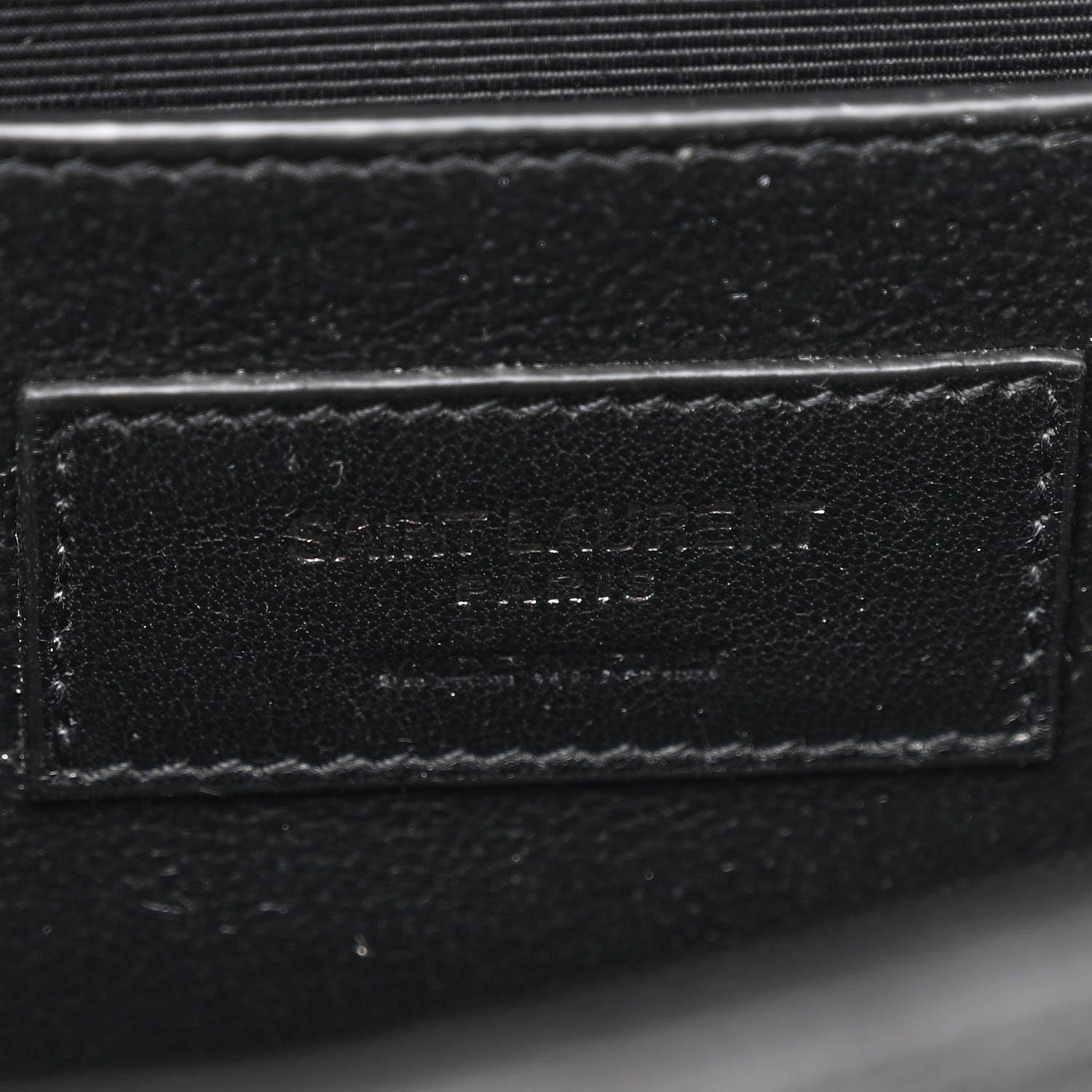 Saint Laurent Grain De Poudre Textured Mixed Matelasse Triquilt Small Monogram Monochrome Satchel Black 6 of 12