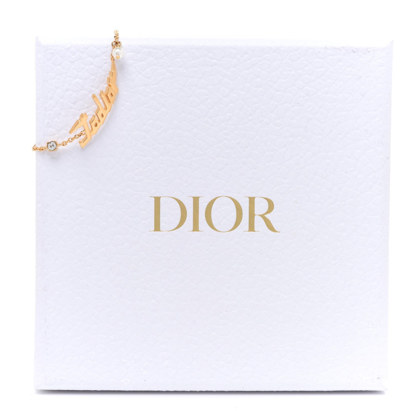 Metal J'Adior Chain Bracelet Gold