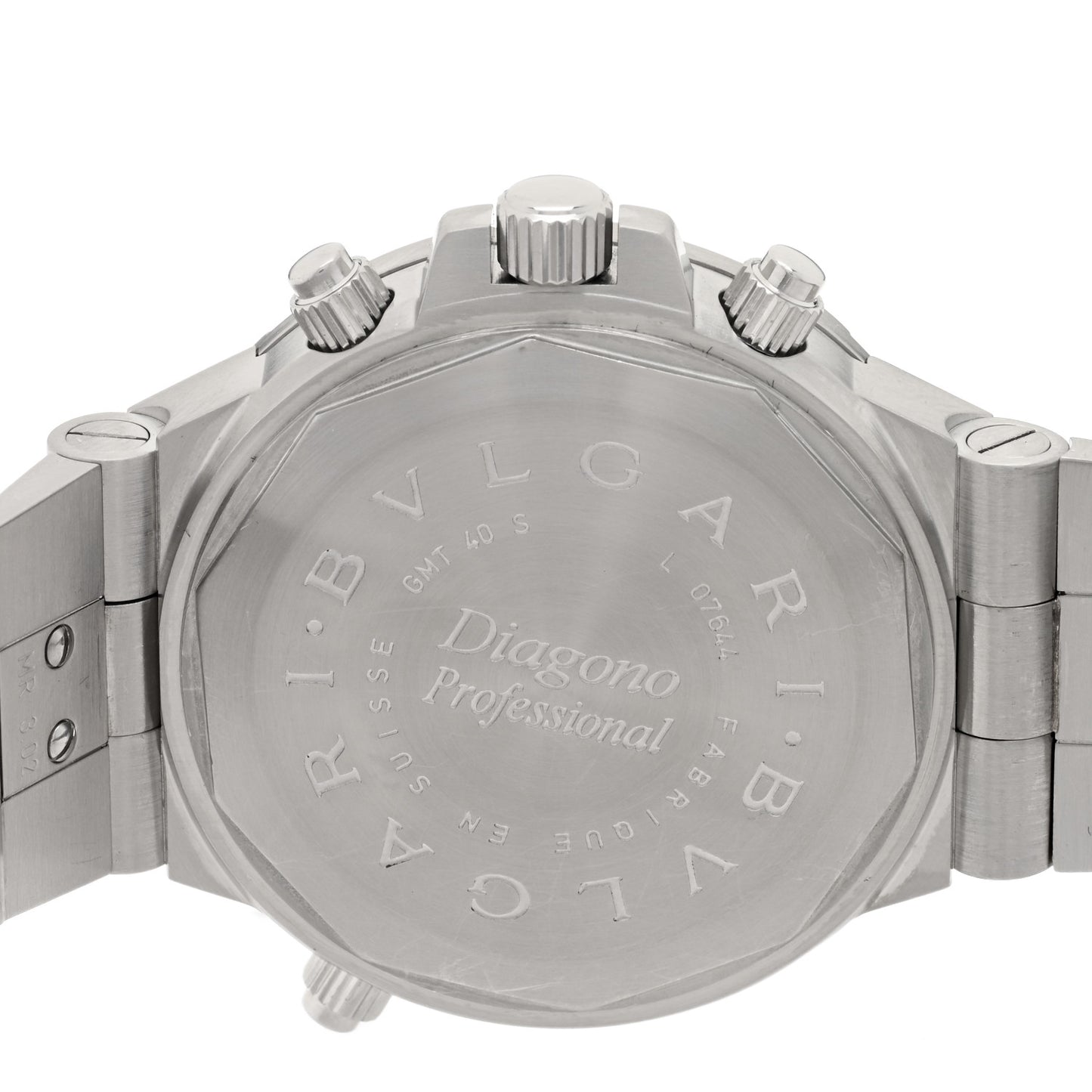 Stainless Steel 40mm Diagono Professional GMT Automatic Watch